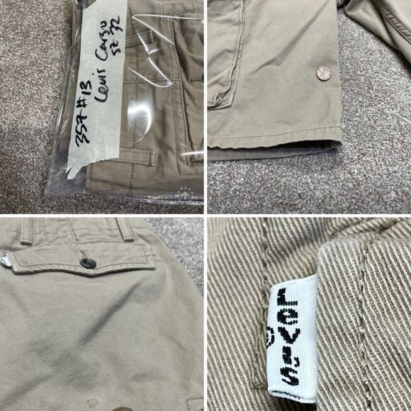 Levis mens Cargo Short sz 32w khaki Paratrooper gorpcore retro - Picture 9 of 12